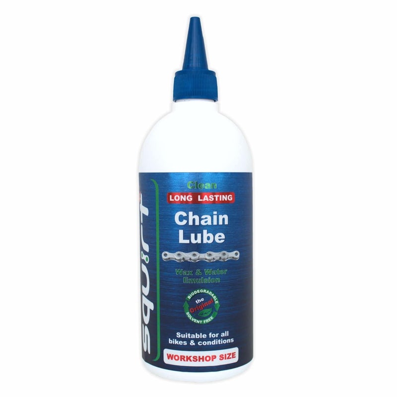 Squirt Chain Lube for Bikes 500 ml – Long-Lasting Lubricant for All Bike Chains – All-Weather Dry Bike Chain Lube to Reduce Noise – Bicycle Tools & Maintenance Aid - Image 1